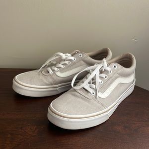Cream colored Vans